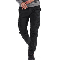 LuxeWaves™ Men’s Cargo Joggers – Multi-Pocket Comfort Fit for Effortless Street Style