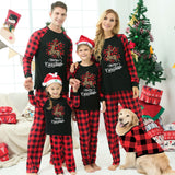 LuxeWaves™ Family Christmas Matching Pajama Set (Mom, Dad, Kids & Baby)