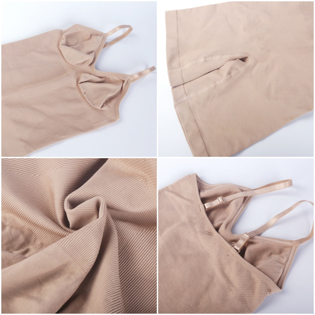 LuxeWaves™ | Seamless Sculpting Mid-Thigh Shapewear Bodysuit