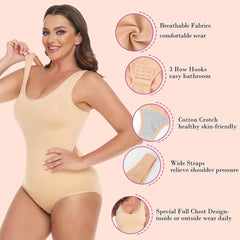 LuxeWaves™ | SculptLift Cinched-Waist Bodysuit