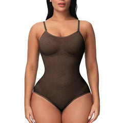 LuxeWaves™ Seamless Everyday Sculpt Bodysuit – Tummy Control One-Piece Shapewear