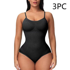 LuxeWaves™ Seamless Everyday Sculpt Bodysuit – Tummy Control One-Piece Shapewear