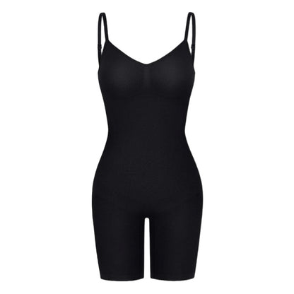 LuxeWaves™ | Seamless Sculpting Mid-Thigh Shapewear Bodysuit