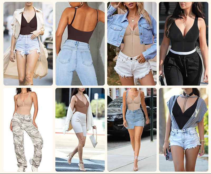 LuxeWaves™ Strapless Seamless Tummy Control Bodysuit