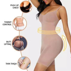 LuxeWaves™ Seamless Body Sculpt Shaper – Tummy Control, Butt Lift & Postpartum Support