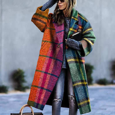 Women's Multi-color Checkered 