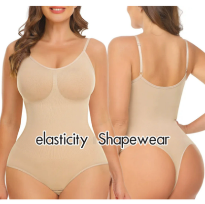 LuxeWaves™ Seamless Sculpting Shapewear Bodysuit – Waist, Tummy & Curve Control