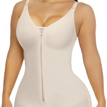 LuxeWaves™ | One-Piece Sculpting Shapewear with Front Zipper