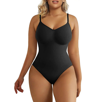LuxeWaves™ Halter Seamless Shapewear Jumpsuit
