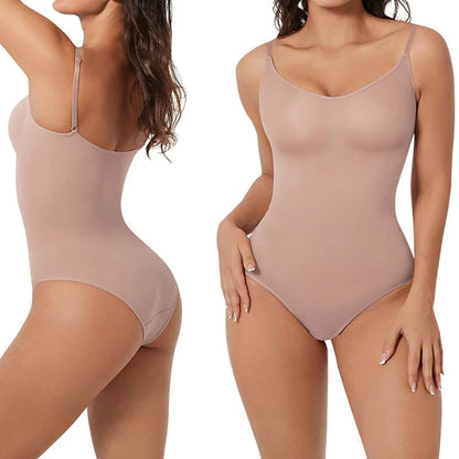LuxeWaves™ Seamless Sculpting Shapewear Bodysuit – Waist, Tummy & Curve Control