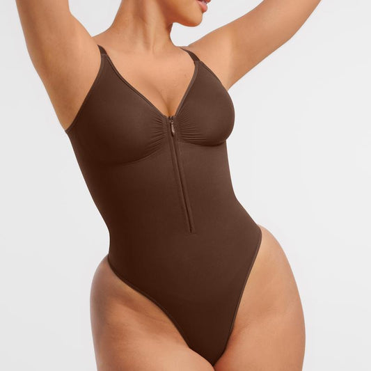 LuxeWaves™ | Zip Sculpting Bodysuit