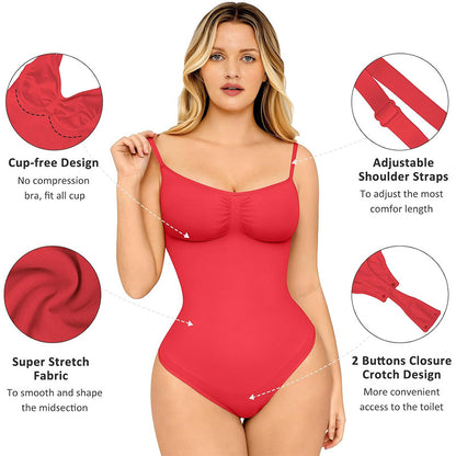 LuxeWaves™ | Seamless Tummy Control Shapewear Bodysuit