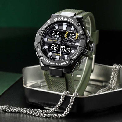  Digital Alloy Electronic Watch