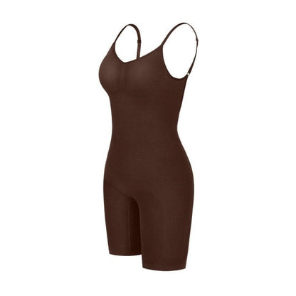 LuxeWaves™ | Seamless Sculpting Mid-Thigh Shapewear Bodysuit