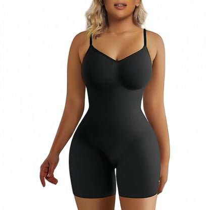 LuxeWaves™ | Seamless Sculpting Mid-Thigh Shapewear Bodysuit
