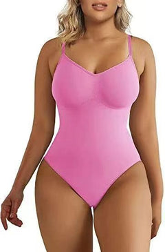LuxeWaves™ Halter Seamless Shapewear Jumpsuit