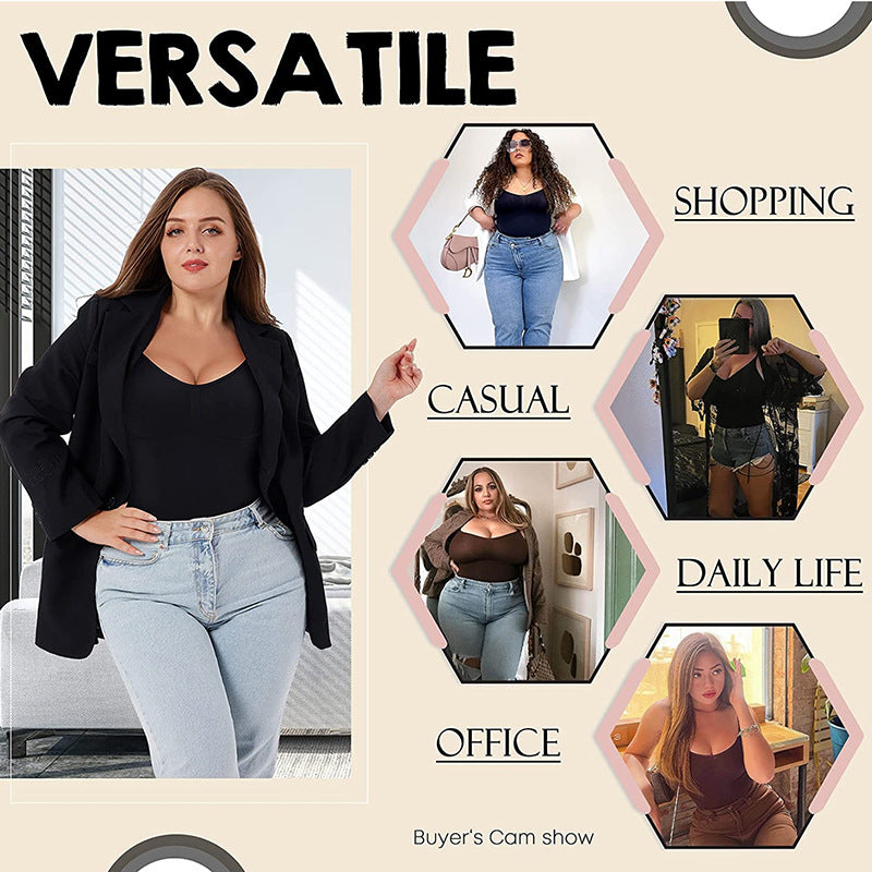 LuxeWaves™ | Seamless Low-Back Sculpt Bodysuit