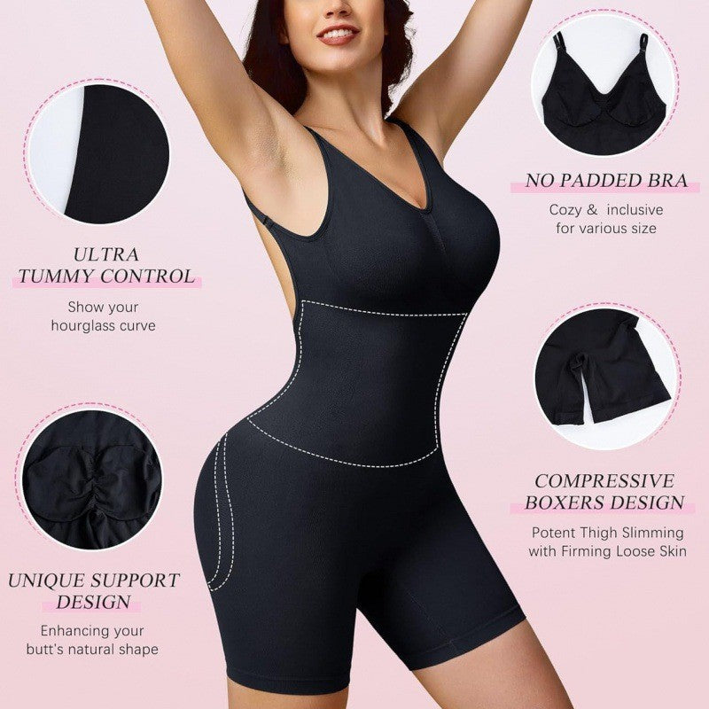 LuxeWaves™ | SculptCurve Seamless Thigh Control Bodysuit