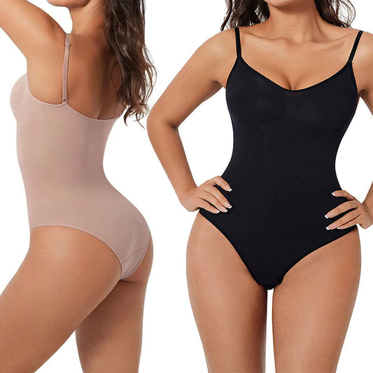 LuxeWaves™ Seamless Sculpting Shapewear Bodysuit – Waist, Tummy & Curve Control