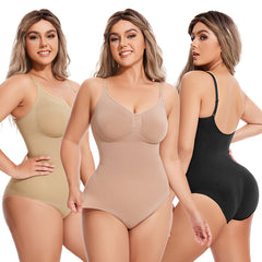 LuxeWaves™ Seamless Tummy Control Shaping Bodysuit