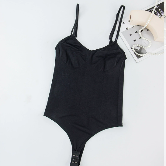 LuxeWaves™ Halter Seamless Shapewear Jumpsuit