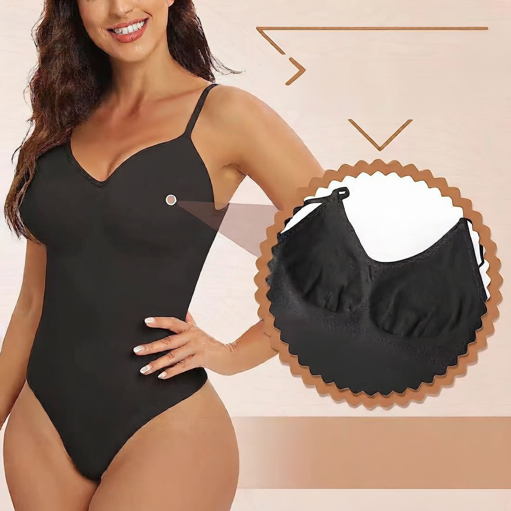 LuxeWaves™ | SculptForm Seamless Shapewear Bodysuit