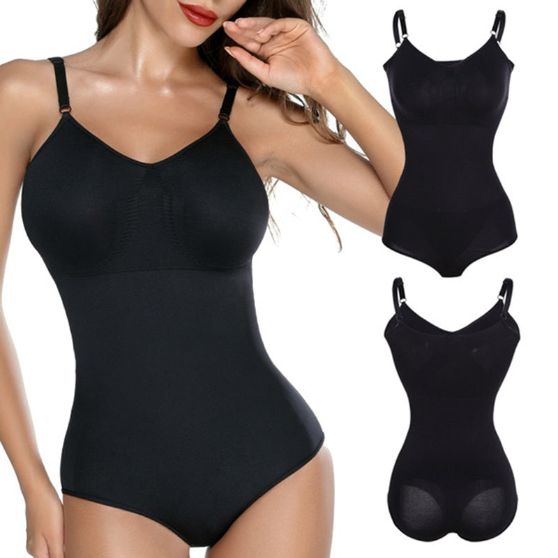 LuxeWaves™ Firm Control Sculpt Bodysuit – Waist Trainer & Tummy Shaper