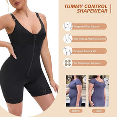 LuxeWaves™ | Women’s Fajas Tummy Control Butt Lift Compression Bodysuit