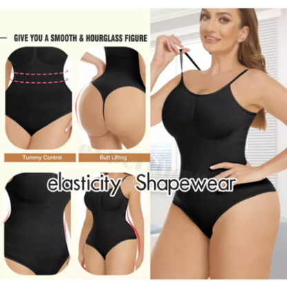LuxeWaves™ Seamless Sculpting Shapewear Bodysuit – Waist, Tummy & Curve Control