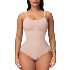 LuxeWaves™ Seamless Everyday Sculpt Bodysuit – Tummy Control One-Piece Shapewear