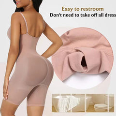 LuxeWaves™ Seamless Body Sculpt Shaper – Tummy Control, Butt Lift & Postpartum Support