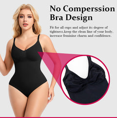 LuxeWaves™ Seamless Comfort Boyshort Shaper – Plus Size Sculpting Bodysuit