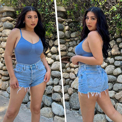 LuxeWaves™ Halter Seamless Shapewear Jumpsuit