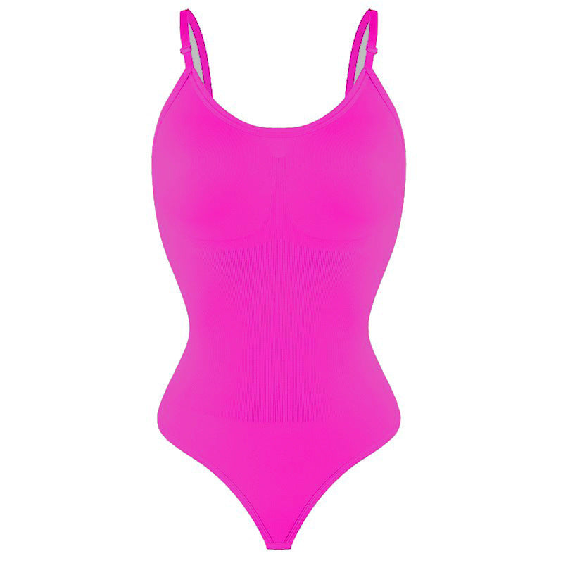 LuxeWaves™ Adjustable Backless Body Shaper – Seamless Waist & Tummy Control