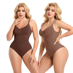 LuxeWaves™ Seamless Tummy Control Shaping Bodysuit