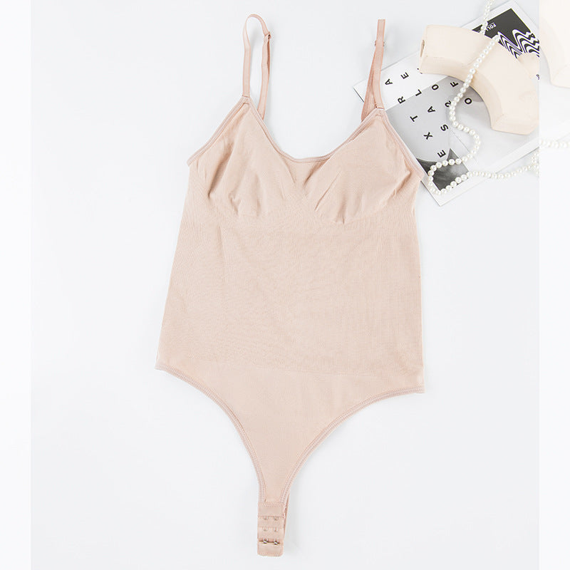 LuxeWaves™ Halter Seamless Shapewear Jumpsuit