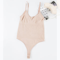 LuxeWaves™ Halter Seamless Shapewear Jumpsuit