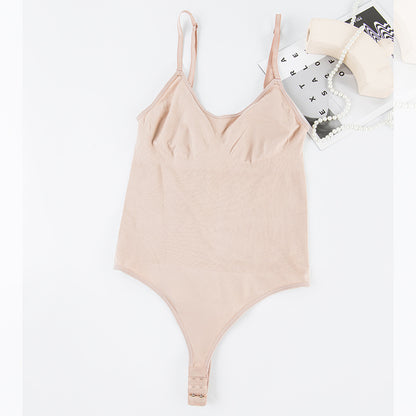 LuxeWaves™ Halter Seamless Shapewear Jumpsuit