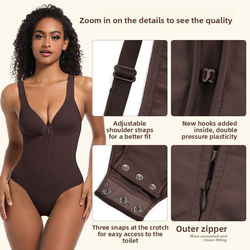 LuxeWaves™ Strapless Seamless Tummy Control Bodysuit