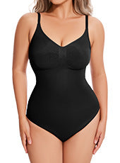 LuxeWaves™ Seamless Tummy Control Shaping Bodysuit