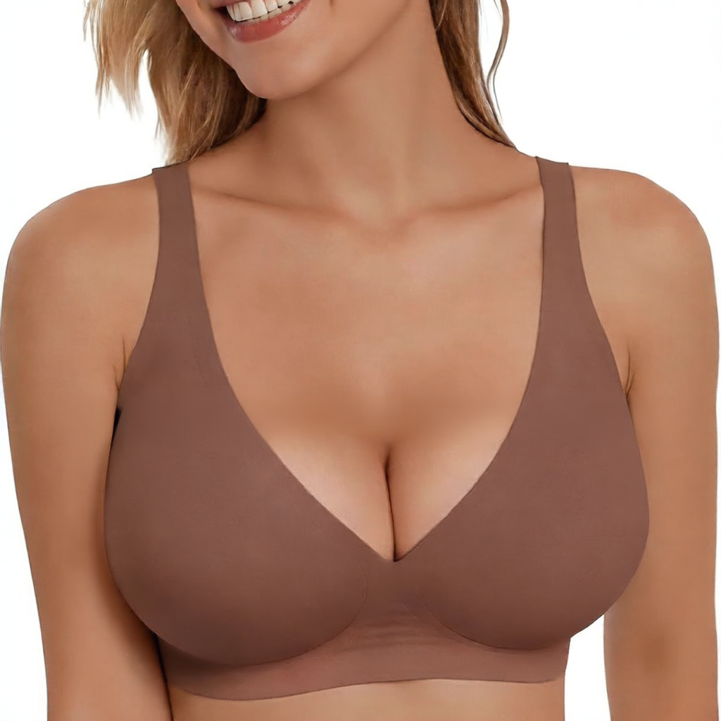 LuxeWaves™ | Deep V Sculpt Seamless Bra