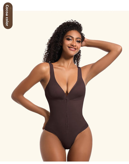 LuxeWaves™ Strapless Seamless Tummy Control Bodysuit