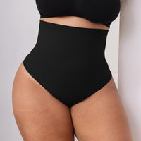 Black T-belly pants